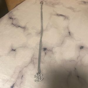 Cc logo chain and pendant